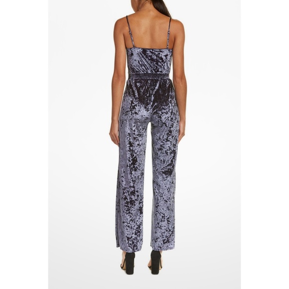 Honey Punch Pants & Jumpsuits Honey Punch Velvet Jumpsuit Poshmark